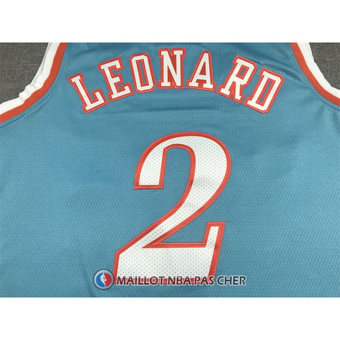 Maillot Los Angeles Clippers Kawhi Leonard NO 2 Ville 2021-22 Bleu